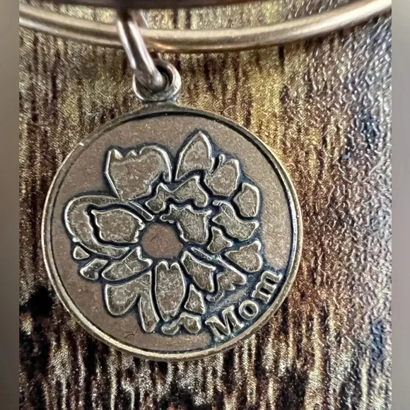 Alex and Ani | Mom, Expandable Rafaelian Bangle Bracelet. - Picture 2 of 9